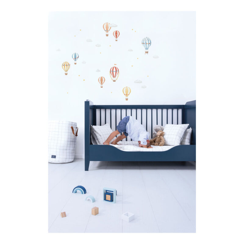 Luchtballonnen Muursticker XL Gentle Friends Lilipinso Hot Air Ballons Wachtruimte Kinder Baby Peuter Kamer Decoratie Muur Stickers lili-S1498