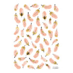 Pink Feathers Sticker A3 Flamingo Roze Veertjes Kinderkamer Babykamer Decoratie Aankleding Muur Lilipino lili-S1525