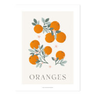 Sinasappels Poster Louise Lilipinso Zonder Lijst Orange Decoratie Kamer lili-P0318