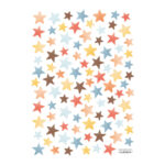 Veelkleurige Sterren Muursticker A3 Gentle Friends Lilipinso Veelkleurige Sterren Muursticker A3 Gentle Friends Lilipinso Verschillende Kleur Formaat Plak Stickers Ster Kinderkamer Baby Peuter Kleuter lili-S1494