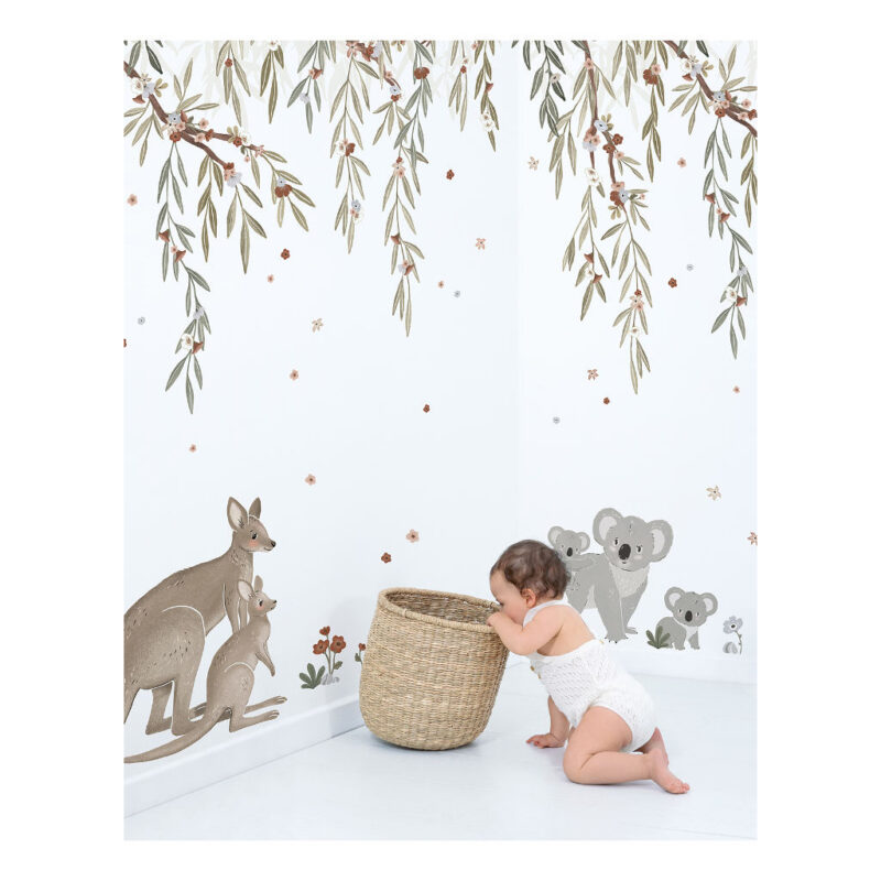 Grote sticker Koala familie XL Lilydale van Lilipinso