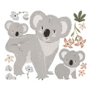 Grote sticker Koala familie XL Lilydale van Lilipinso