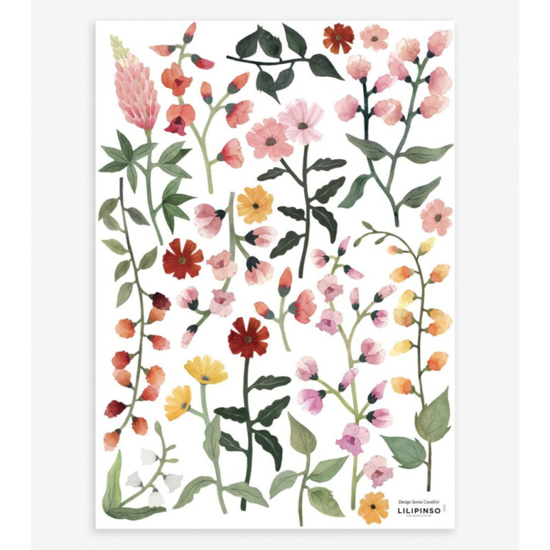 QUEYRAN Muurstickers Mooie bloemen S1447 1024 x 1024 Lilipinso