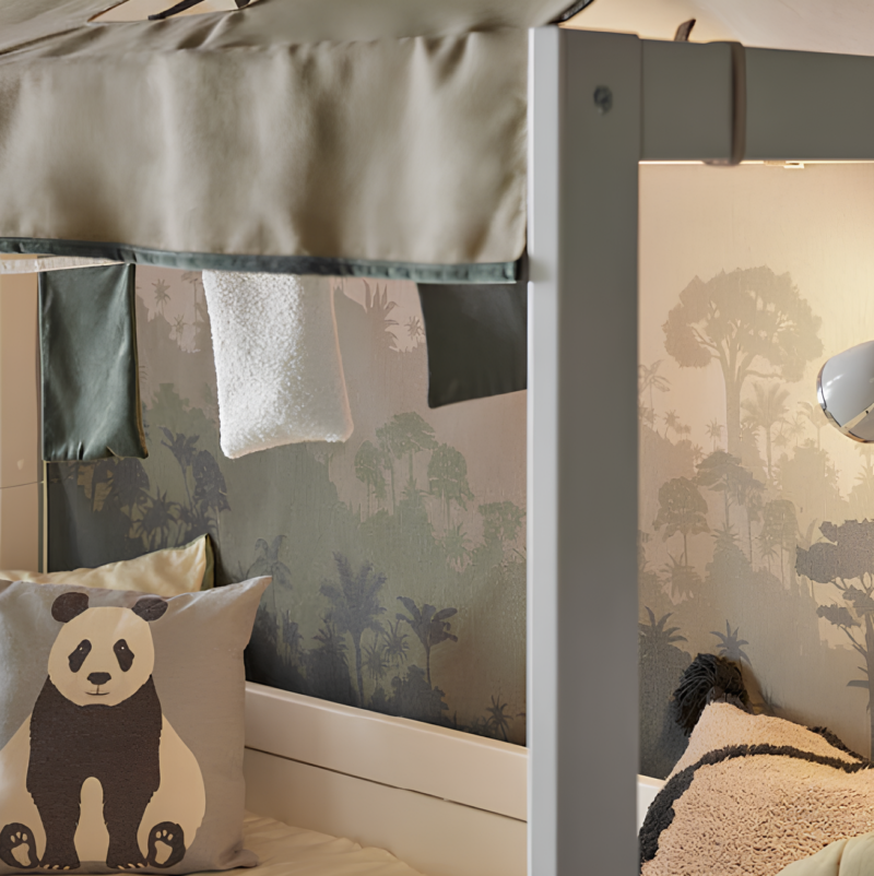 Kinderkamer-Panda-paradise-dakje-sfeerbeeld-hoogslaper