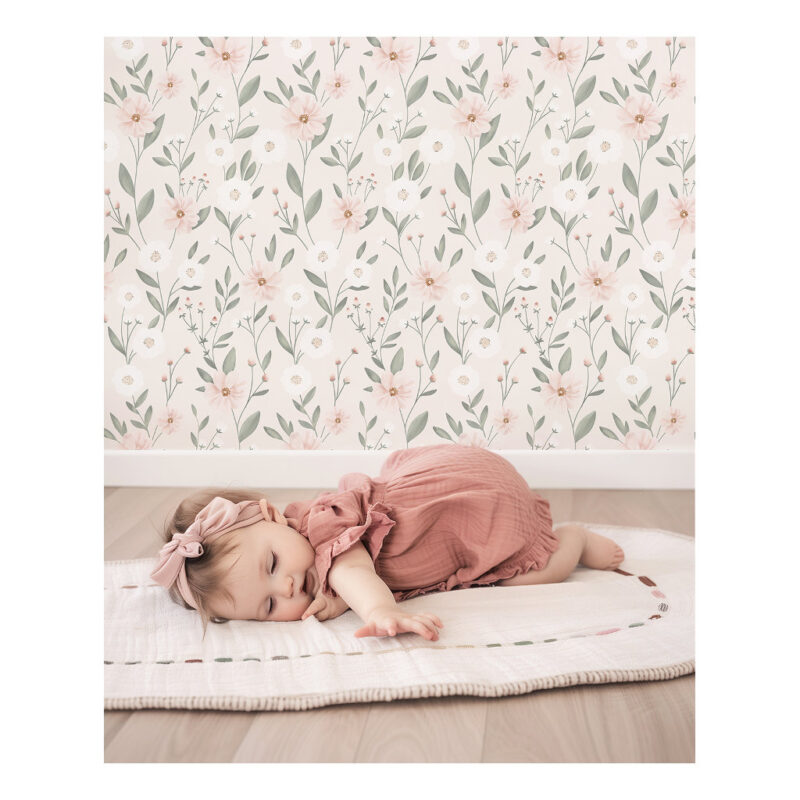 Bloemenbloem Roze Achtergrond Behang | Eden | Lilipinso