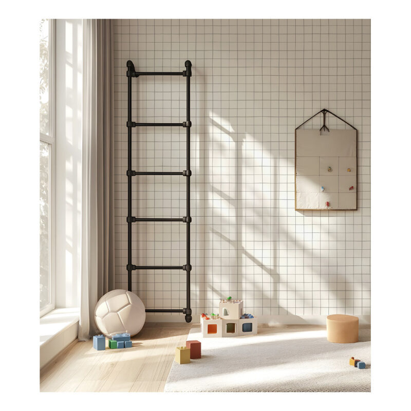 Donkergrijs Raster Behang | Minima | Lilipinso