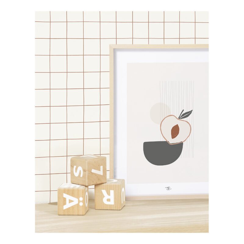 Karamel Raster Behang | Minima | Lilipinso