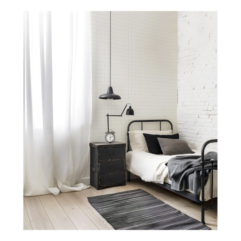 Lichtgrijs Raster Behang | Minima | Lilipinso