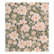 Bloemen Donkergroene Achtergrond Behang | Eleonore | Lilipinso