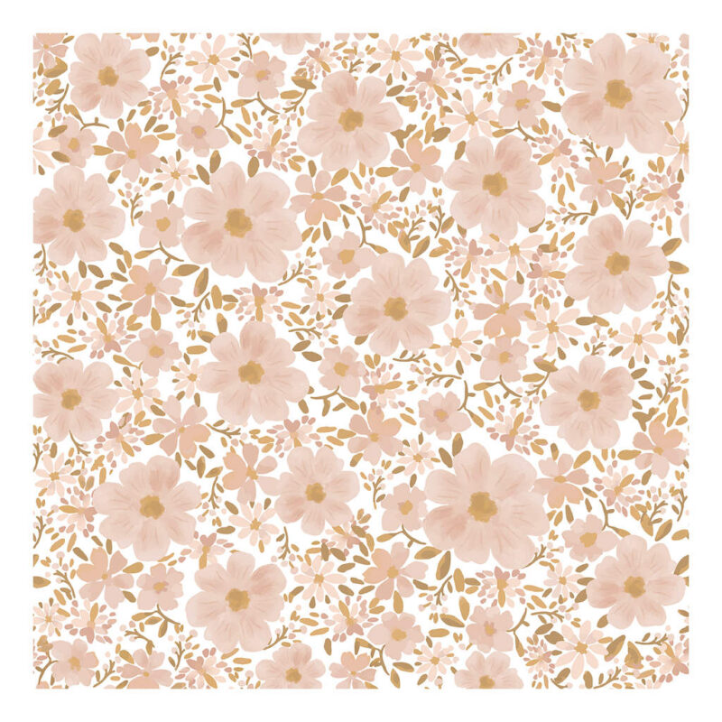 Bloemen Witte Achtergrond Behang | Eleonore | Lilipinso