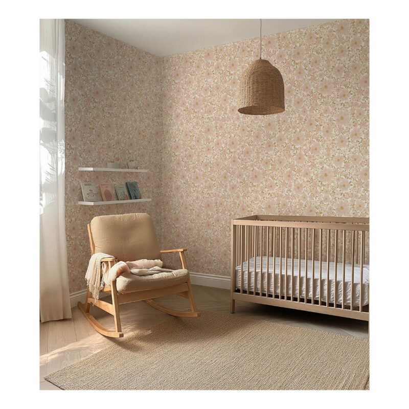 Bloemen Witte Achtergrond Behang | Eleonore | Lilipinso