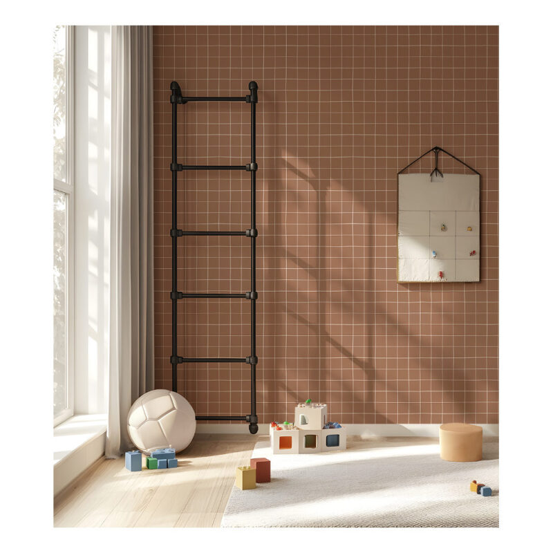 Sienna Raster Grid Behang | Minima | Lilipinso